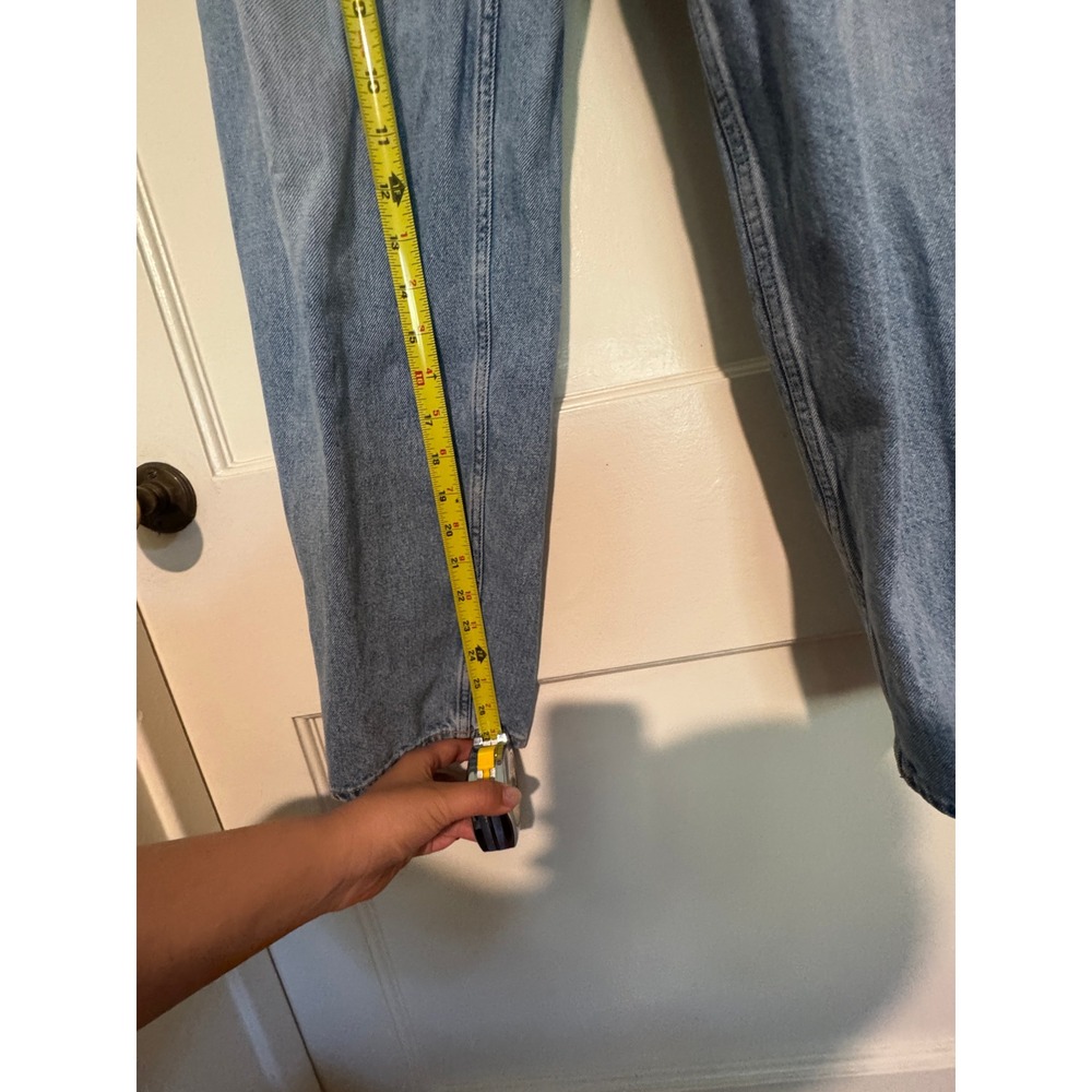 COS High Waist Denim Jeans Mom Jeans Light Wash Size 26 - Picture 5 of 6